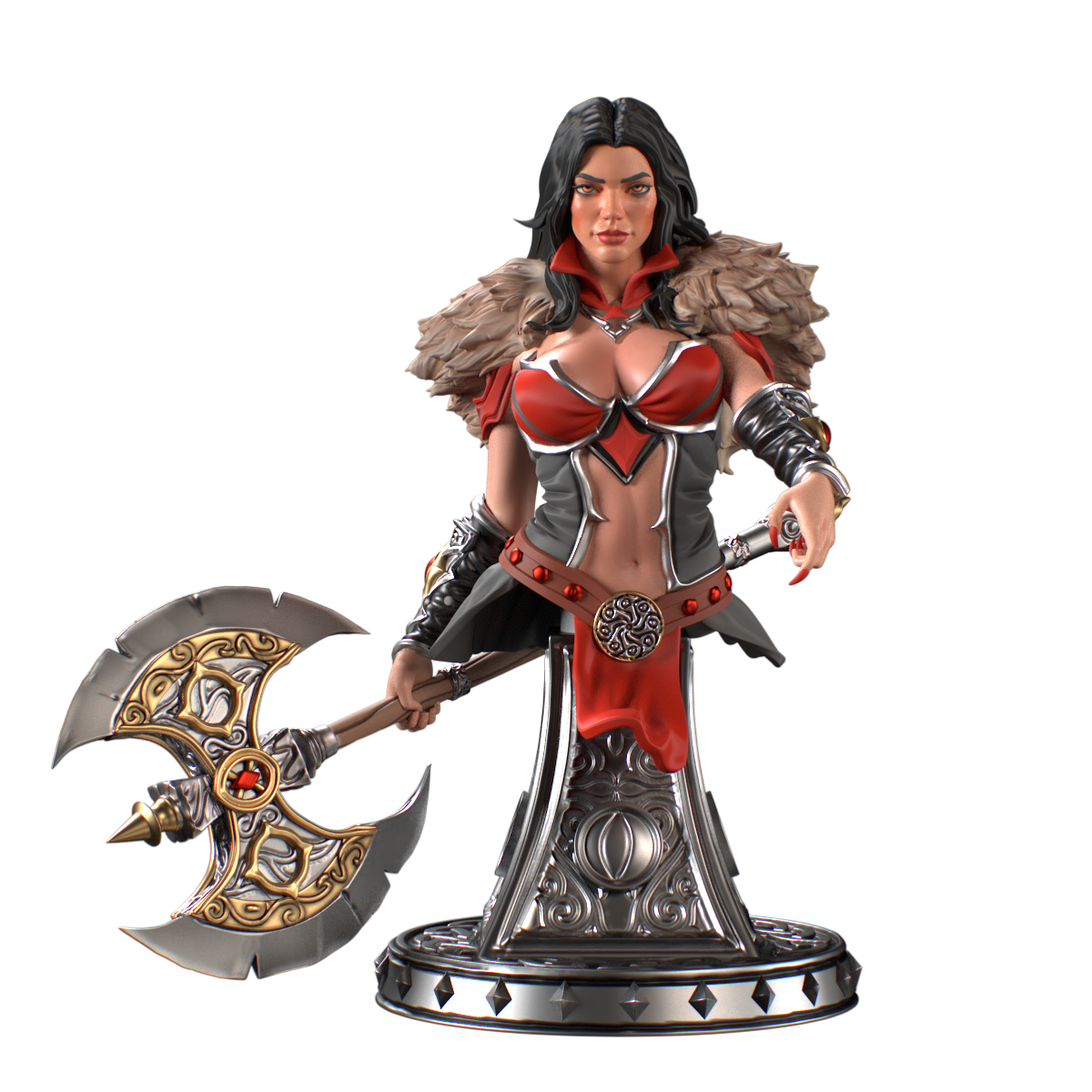 Huntress Bust_v01